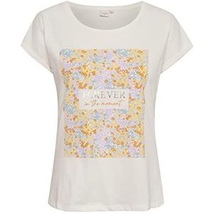 Cream Crfrigga T-shirt voor dames, Vista Bloem