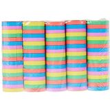 Boland 76050 - Luchtslingers 5 kleuren, 5 stuks, lengte 400 cm, moeilijk ontvlambaar, meerkleurig, carnaval, verjaardag, decoratie, disco, kinderverjaardag, kleuterschool, tuinfeest, themafeest