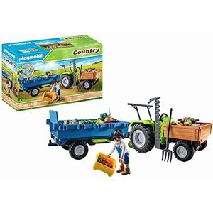 Playmobil - Tractor met trailer (71249)