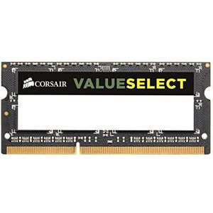 Corsair Value Select SODIMM werkgeheugen 4 GB (1 x 4 GB) DDR3 1333 MHz C9 - zwart CMSO4GX3M1A1333C9