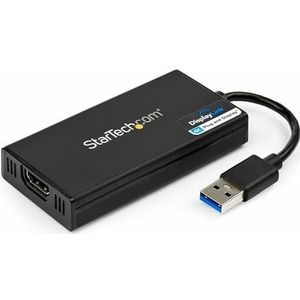 StarTech.com USB 3.0 naar HDMI-adapter - 4K30Hz Ultra HD - DisplayLink gecertificeerd - USB Type-A naar HDMI-monitor - Externe video- en grafische kaart - Mac en Windows (USB32HD4K)