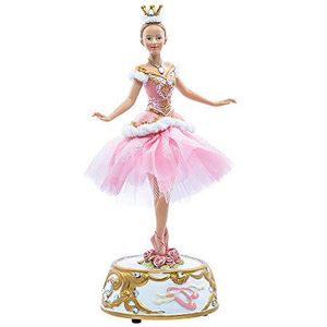 Kurt Adler Pink Musical Ballerina figuur 10 inch T2274