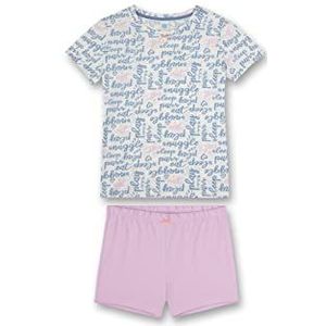 Sanetta meisjes pyjama kort french blue 128, Frans blauw