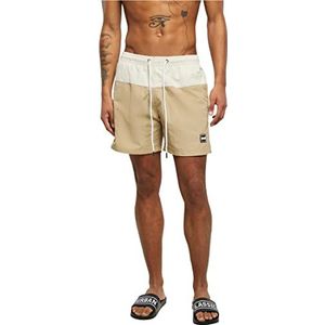 Urban Classics Block zwemshort heren (1 stuk), Unionbeige/zacht