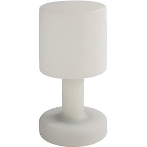 APS FINN 17006 Draadloze USB-C-tafellamp, kleurtemperatuur en helderheid instelbaar, spatbescherming IP 54, met dockingstation en afstandsbediening, dimbaar op