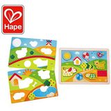 Hape - Puppy en zijn vrienden puzzel E1601