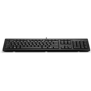 HP 125 bekabeld toetsenbord, zwart