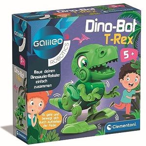 Clementoni Galileo Robotics DinoBot T-Rex 59324 dinosaurusmodelbouwset, speelgoedrobot voor kinderen vanaf 5 jaar
