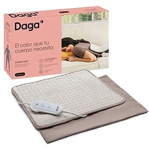 DAGA Coussin thermique Confort Multi, Technologie Intellisense, Tissu doux, 3 programmes, 4 températures, 46 x 34 cm