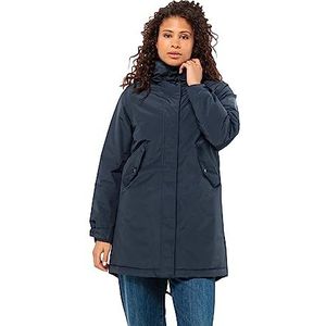 Jack Wolfskin Talforst Parka W Parka dames, Nachtblauw.