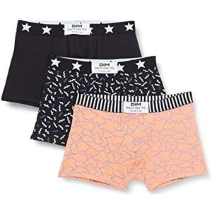 Dim Boxershorts voor heren, katoen, stretch, 3 stuks, Blik/DIM Star/Getij Groen