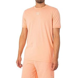 HUGO T-shirt Diragolino C pour homme en jersey de coton avec logo tonal, Light/Pastel Red630, XL
