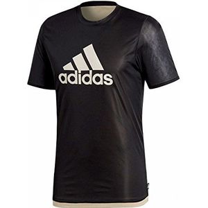 adidas Omkeerbaar trainingsshirt voor heren, Zwart/Beige