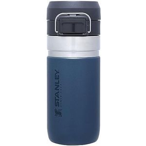 Stanley Roestvrijstalen waterfles met snelsluiting, 0,47 liter, houdt 7 uur koud, lekvrij, BPA-vrij, vaatwasmachinebestendig, geschikt voor bekerhouder, Abyss