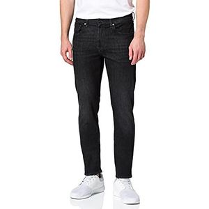 7 For All Mankind Performance Eco Modern Black Slim Jeans voor heren, zwart.
