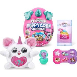 Rainbocorns Sparkle Heart Surprise Series 4 Puppycorn Surprise Chiquita de Chihuahua - pluche dier om te verzamelen - 7 lagen verrassingen, schillen en onthullen een hart, vanaf 3 jaar (chihuahua)