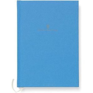 Graf von Faber-Castell 188676 Carnet de notes avec couverture en lin Bleu A5