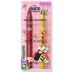 Wet n Wild Alice en Wonderland Sa Royale waanzin, set van 2 stuks multistick, mengbaar en eenvoudig aan te brengen, crèmeformule, poeder voor make-upreparaties overal