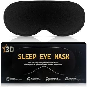 Seiden Slaapmasker voor zijslapers, 100% pure biologische moerbeizijde, 3D-oogmasker, verduisterend, met verstelbare hoofdband, voor mannen, vrouwen, kinderen