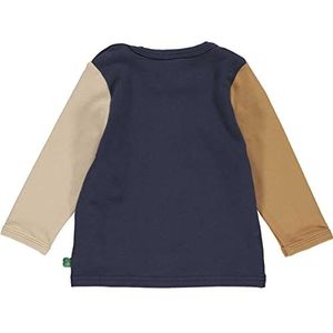 Fred'S World By Green Cotton Helicopter Front L/S T Baby T-shirts en bovenstuk voor jongens, Nacht Blauw