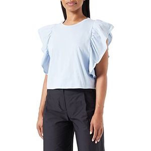 United Colors of Benetton Gebreid dameshemd 3096dh00m (1 stuk), Lichtblauw 3l3