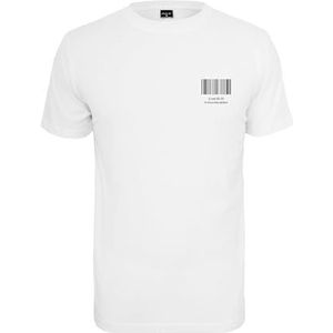 Mister Tee Nice Person T-shirt voor heren, wit, L, Wit