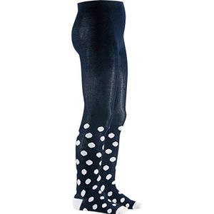 Playshoes - panty voor meisjes - tights dots, Blauw