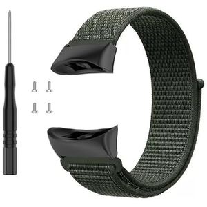 Nylon horlogeband compatibel met Garmin Forerunner 45/45S - Reservebandje voor Garmin Swim 2 Smart Horloge - Metalen accessoires, Zonder edelsteen