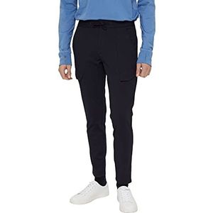 ESPRIT Jersey broek met zakken, Donkerblauw