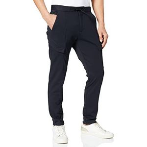 ESPRIT Jersey broek met zakken, Donkerblauw