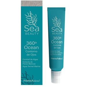 Prisma Natural - Anti-rimpel ooggebied voor dames en heren, verloopzak en kringen rond de ogen, roll-on, crème voor rijpe, jonge en gevoelige huid, 15 ml