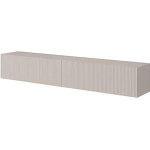 NADUVI - Vesper - TV-Meubel - Greige - Hout - 175 cm x 31.6 cm x 30 cm