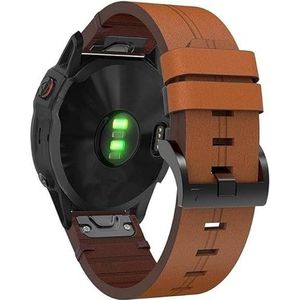 Leren armband, compatibel met Garmin MARQ Golfer/MARQ Golfer Gen 2, 22 mm verstelbare reservearmband van hoogwaardig leer voor Garmin MARQ Series, Leer, 0 stuks