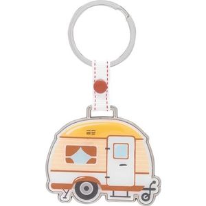GRUSS & CO Sleutelhanger met motief en spreuk in de zee, hanger in de vorm van een hanger, lengte 8,7 cm, met sleutelring, cadeau voor verjaardag, reizen, reizen, 48425