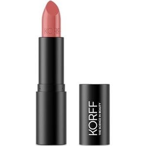 Korff Lumi-matte lippenstift, intense kleur en uitstekende grip, romige textuur, met collageen, hyaluronzuur en vitamine E, 02 naakt, 4,2 ml