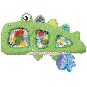 Chicco Krokodil Sensorische watermat, zacht tapijt, opblaasbaar kinderspel met lucht en water, veel touch-stimuli en handmatige activiteiten, verschillende stoffen, spelletjes voor kinderen van 6 tot