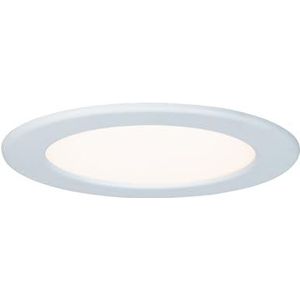 Paulmann 92062 led inbouwpaneel rond incl. 1 x 12 watt IP44 wit paneel plafondlamp kunststof woonkamerverlichting 2700 K