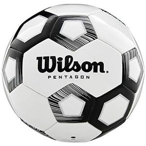 Wilson Pentagon, voetbal, maat 4, 30 delen, wit/zwart, WTE8527XB04