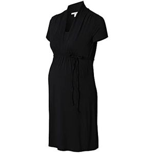Esprit Maternity Dress Nursing Jurk, korte mouwen, zwarte inkt, 003, 46 dames, zwart 003, 44, Inktkleur: Zwart 003