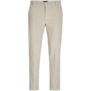Jack & Jones Jpstace Jjcorduroy Chino Sn Chino broek voor heren, Lichtbeige