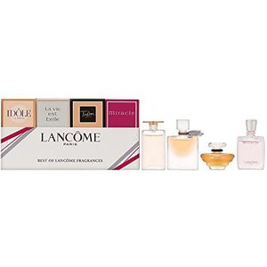Lancome Lancôme 4-pack Idole Eau de Parfum flessen 5 ml - La Vie Est Belle 4 ml - Tresor 7,5 ml - Miracle 5 ml