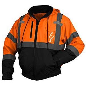 Pyramex RJ31 Series Lumen X Class 3 veiligheidsjas, fleece, oranje, XXL, Oranje