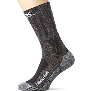 X-Socks Trek X Linen sokken, uniseks, volwassenen, antraciet/zwart, antraciet/zwart