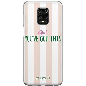 ERT GROUP Beschermhoes voor Xiaomi REDMI Note 9 PRO/9S, babaco-design, officieel gelicentieerd product, Positive Vibes 004