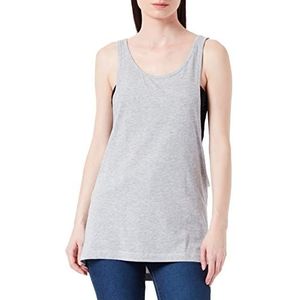 Urban Classics Ladies Loose Tanktop Dames T-Shirt, Grijs (Grijs)