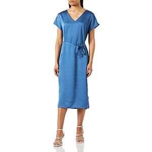 Vila Noos damesjurk S/S Dress/Su, vederblauw