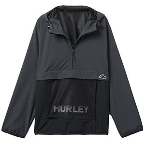Hurley Phantom+ Packable Anorak Herenjas, Grijs (Dk Stone Grey)
