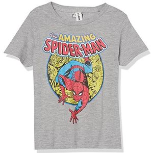 Marvel Amazing Spider-Man Vintage Comic Boy T-shirt, grijs gemêleerd, Athletic S, Athletic grijs gemêleerd