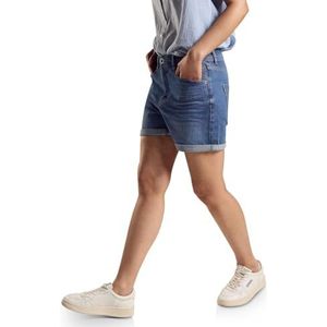 Street One A377914 jeansshort voor dames, Lichtblauw Soft Wash