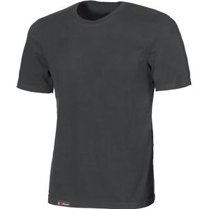 U-Power EY205GM-XL T-shirt met korte mouwen Enjoy Model Linear Grey Meteoriet Maat XL Shirt gemaakt van poloshirt zwart voor heren zwart XL oversized, zwart.